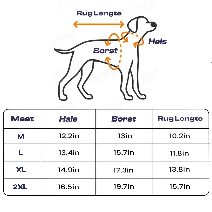 Regenjas Hond Transparant - Ruffy