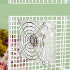 Draagbare huisdierventilator USB-aangedreven Verstelbare luchtstroom Compact en stil Perfect voor op reis en in krat 8 cm - Ruffy