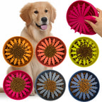 Multifunctionele puzzel hondenlik- en slowfeeder voerbak - anti-verstikking siliconen placemat 21x21cm - Ruffy