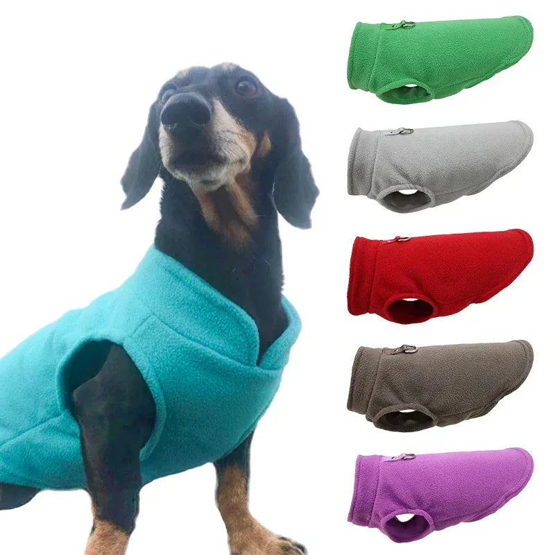 D-Ring Warme Fleece Hondenkleding - Ruffy