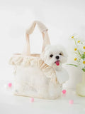 Lichtgewicht nylon bloemendraagtas met kussen voor kleine honden tot 5 kg ademend ontwerp - Ruffy