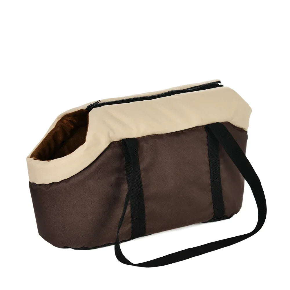 Duurzame polyester draagtas voor kleine honden tot 6 kg met milieuvriendelijk klassiek ontwerp - Ruffy