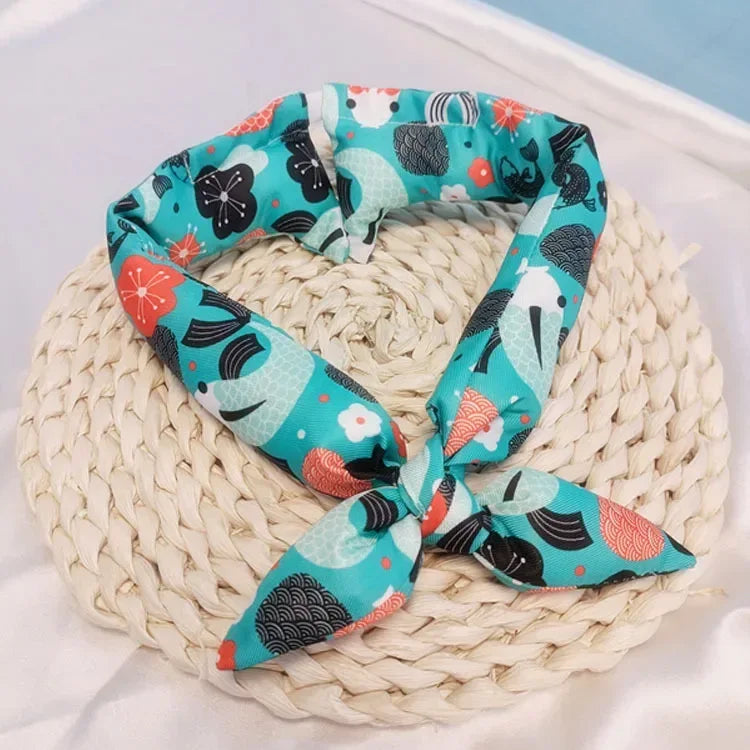Wasbare hondenbandana Stijlvol polyesterontwerp in levendige patronen Maten S-L - Ruffy
