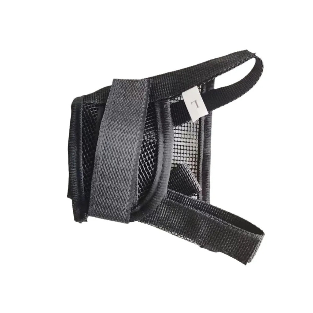 Verstelbare nylon hondenmuilkorf met anti-blafontwerp, snelsluiting en geventileerd gaas - Ruffy