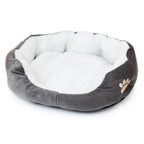 Huisdierbed met afneembaar kussen, 100% katoen, ideaal voor kleine honden en katten - Ruffy