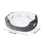 Huisdierbed met afneembaar kussen, 100% katoen, ideaal voor kleine honden en katten - Ruffy