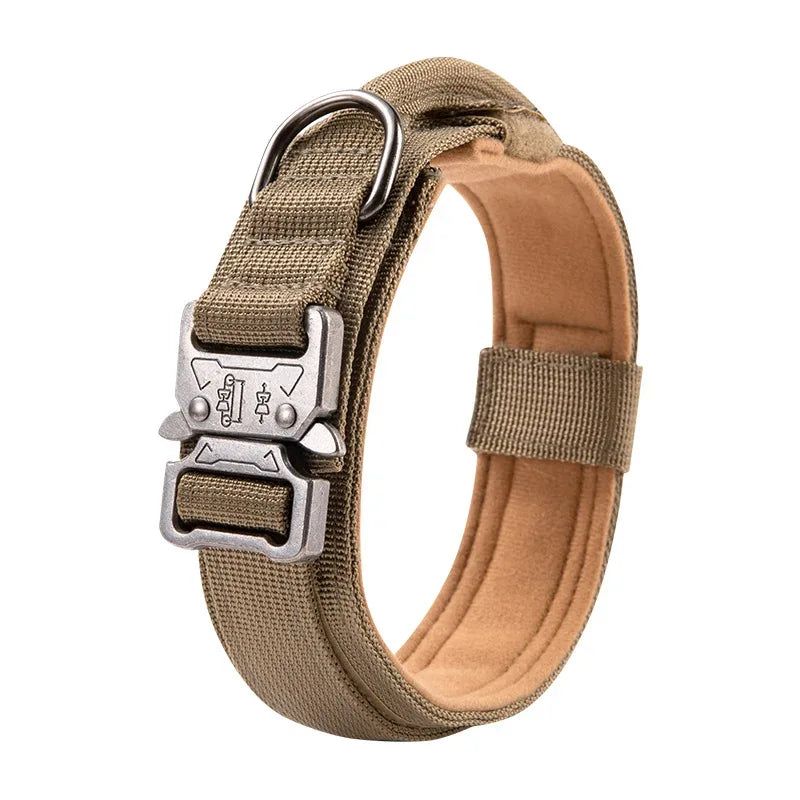Duurzame nylon halsband met ontsnappingsfunctie Zacht gewatteerd Verstelbare maten M-XL - Ruffy