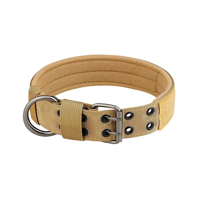 Duurzame tactische halsband, verstelbaar nylon met snelsluiting voor middelgrote honden - Ruffy