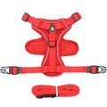 Ademend No-Pull Hondenharnas met Reflecterende Strippen - Verstelbaar Nylon Vest voor Veilige Wandelingen - Ruffy