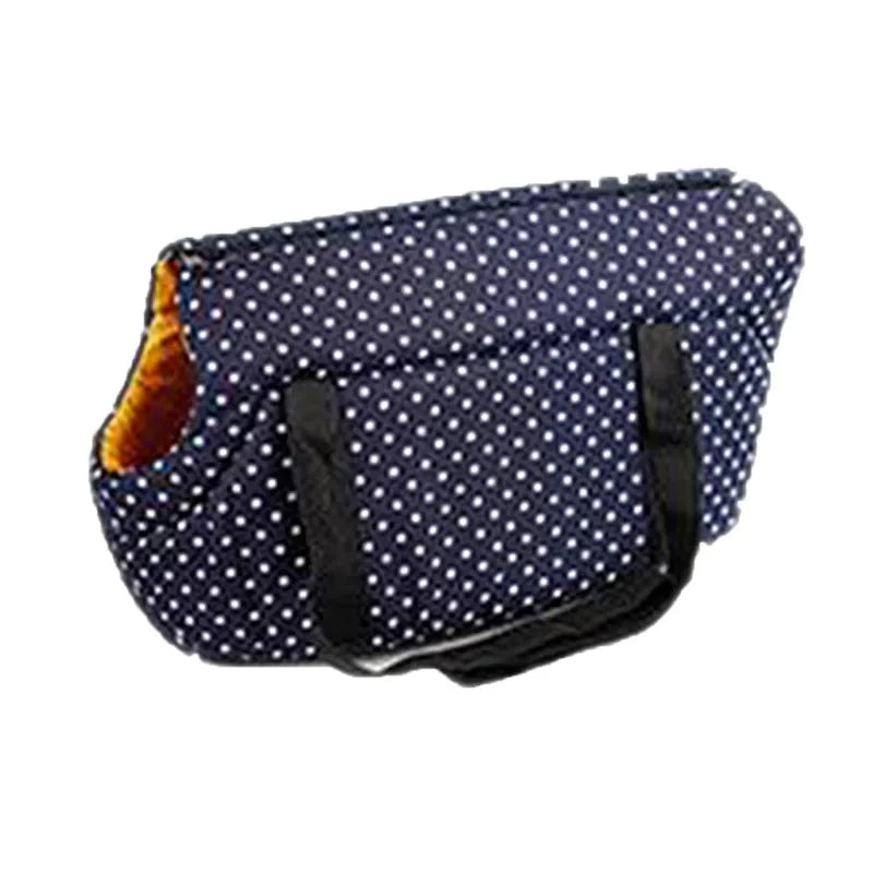 Stijlvolle, ademende Pet Carrier met zachte katoenen stof en printontwerp voor comfortabel reizen - Ruffy