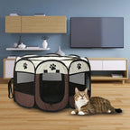 Opvouwbare tent voor grote honden en katten Ruim achthoekig ontwerp met ventilatierooster - Ruffy