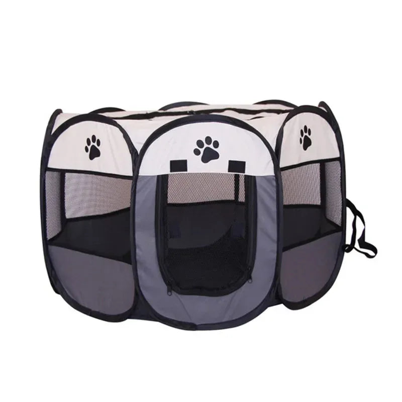Opvouwbare tent voor grote honden en katten Ruim achthoekig ontwerp met ventilatierooster - Ruffy