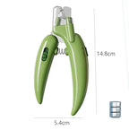 Professionele nagelknipper voor huisdieren met LED-lampje en antisliphandvat Duurzaam roestvrij staal voor kleine en middelgrote huisdieren - Ruffy