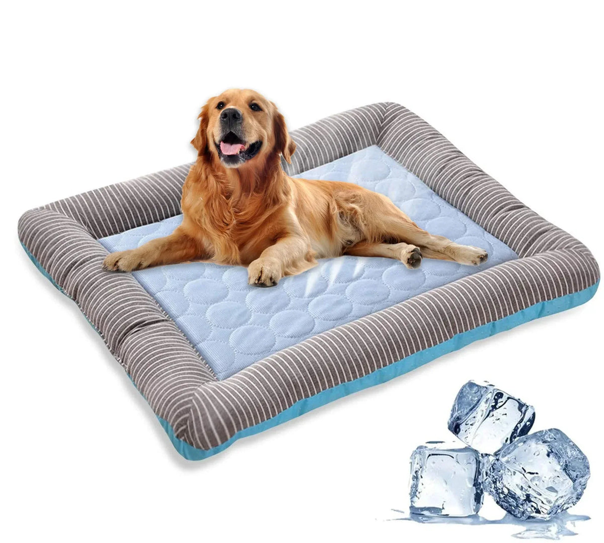 Duurzaam Koel Bed voor Gezelschapsdieren met Geavanceerde Koelingstechnologie Antislip Basis Machine Wasbaar in Meerdere Maten - Ruffy