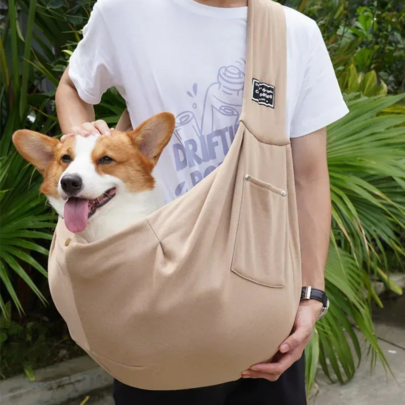Draagtas voor Huisdieren – Stijlvolle Crossbody Slinger voor Kleine Honden tot 7,5 kg – Duurzaam en Lichtgewicht - Ruffy