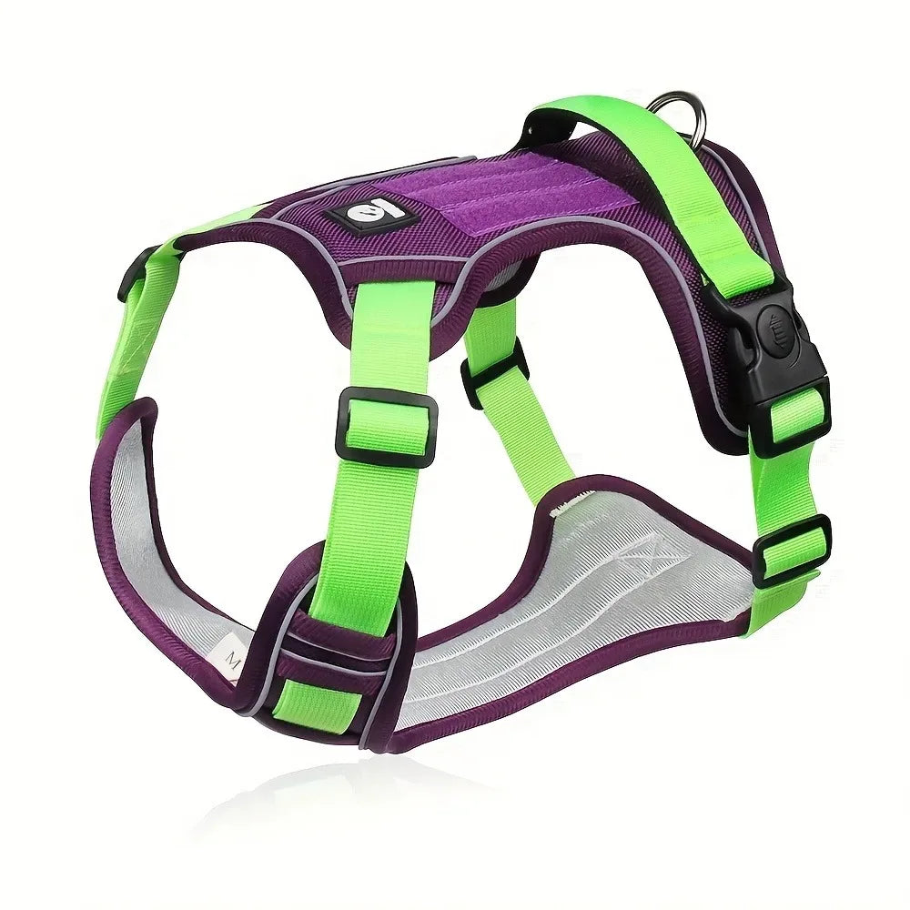 Verstelbaar Reflecterend Hondentuig - Duurzaam Nylon, Comfortabele Pasvorm - Ruffy