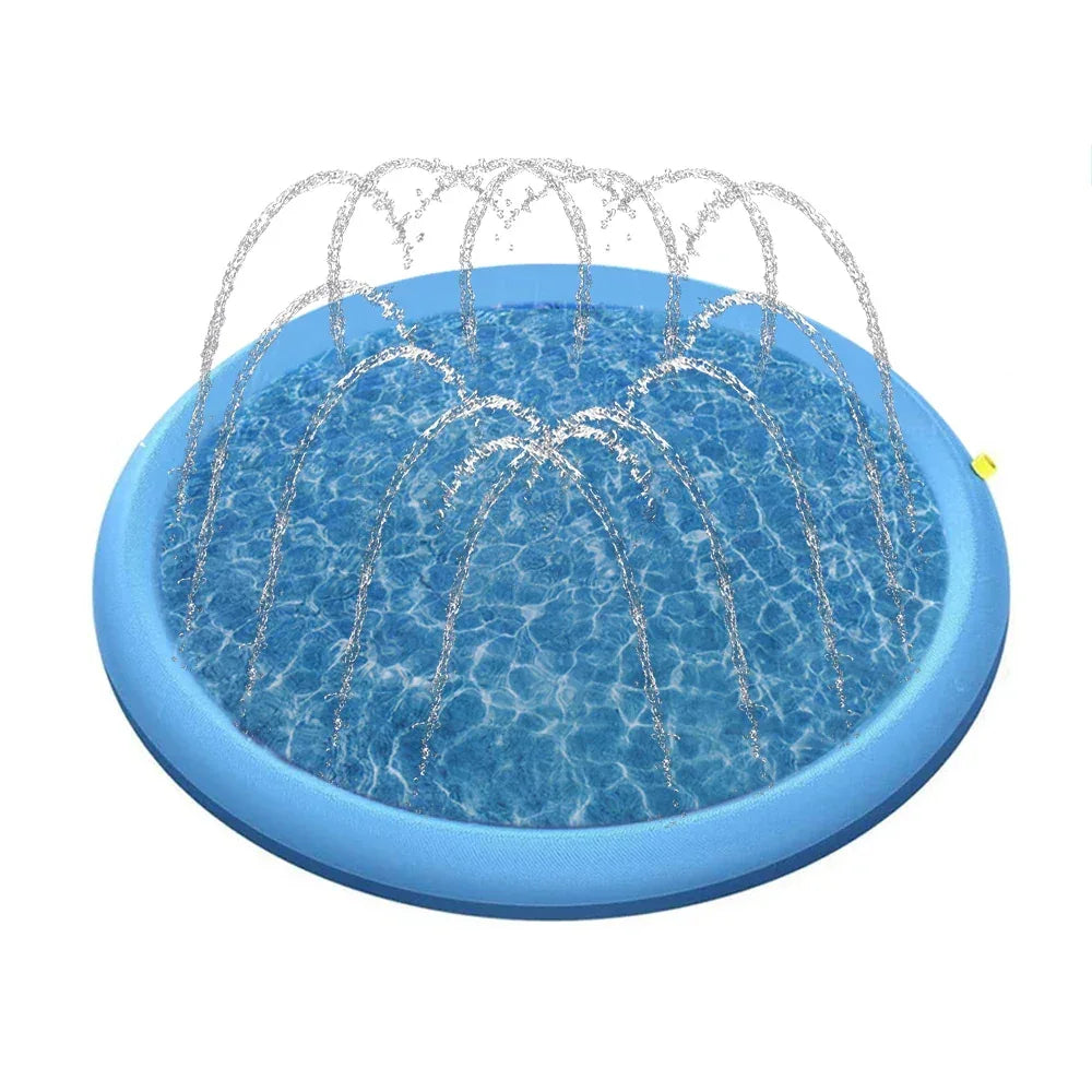 Draagbaar sproeikussen voor verkoelende zomerspelen Duurzaam antislip nylon Eenvoudig drainagesysteem - Ruffy