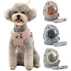 Reflecterend Nylon Harnas met Verstelbare Riemen voor Kleine Honden en Katten Comfortabele en Veilige Pasvorm - Ruffy