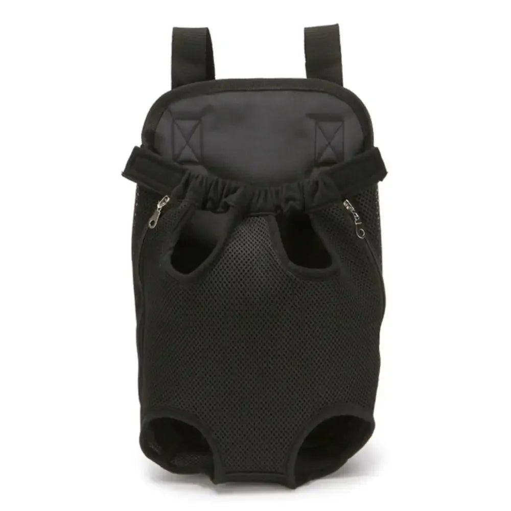 Ademende Pet Carrier met Been en Staart Openingen Verstelbare Riemen voor Kleine Huisdieren Ideaal voor Wandelen en Reizen - Ruffy