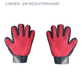 Handschoenborstel Honden en Katten Ontharen Verzorging Zachte Massage Comfortabel Rubber Duurzaam (2+2 GRATIS) - Ruffy