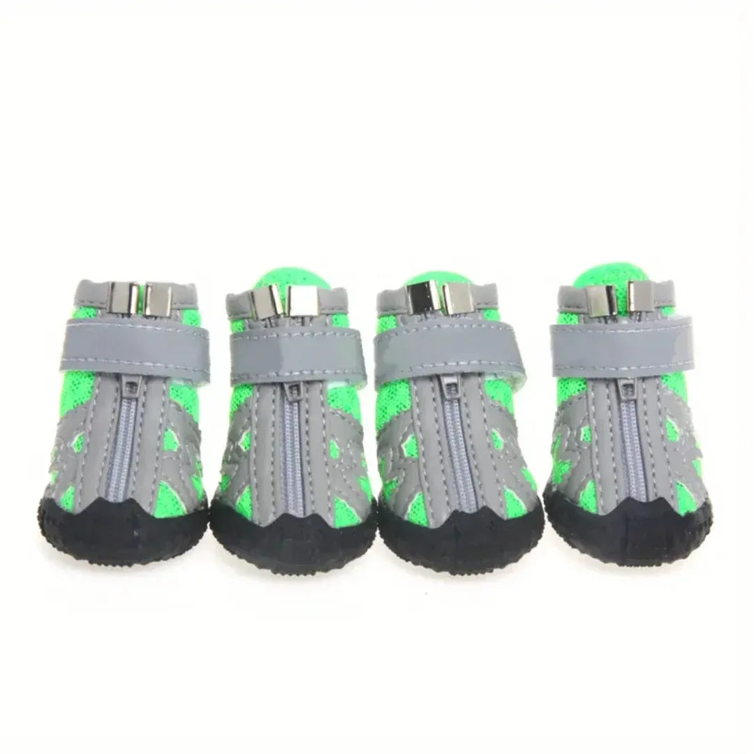Antislipschoenen Voor Kleine Honden Beschermt Poten Comfortabel Ademende Materialen Veilig Rubber Polyester - Ruffy