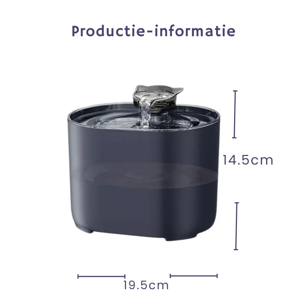 USB Elektrische Kattenwaterfontein Met Autofilter Geluidloos Recirculerend Water Verbeterde Hydratatie Hygiëne - Ruffy