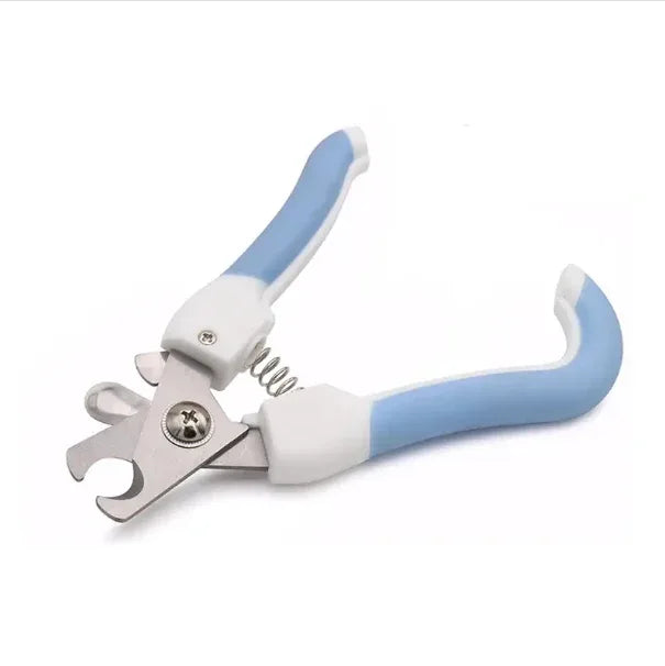 Stressvrije Hondennagelknipper Scherpe Roestvrijstalen Messen en Ergonomisch Ontwerp 4.5x5.5 cm Roze Hemelsblauw - Ruffy