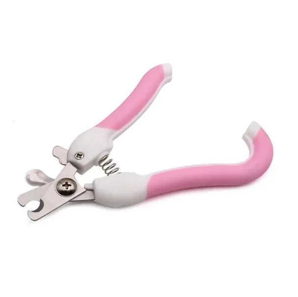 Stressvrije Hondennagelknipper Scherpe Roestvrijstalen Messen en Ergonomisch Ontwerp 4.5x5.5 cm Roze Hemelsblauw - Ruffy
