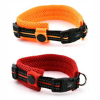 Verstelbare Gevoerde Reflecterende Nylon Hondenhalsband Comfortabel Duurzaam Veilig Voor Training en Wandelingen - Ruffy