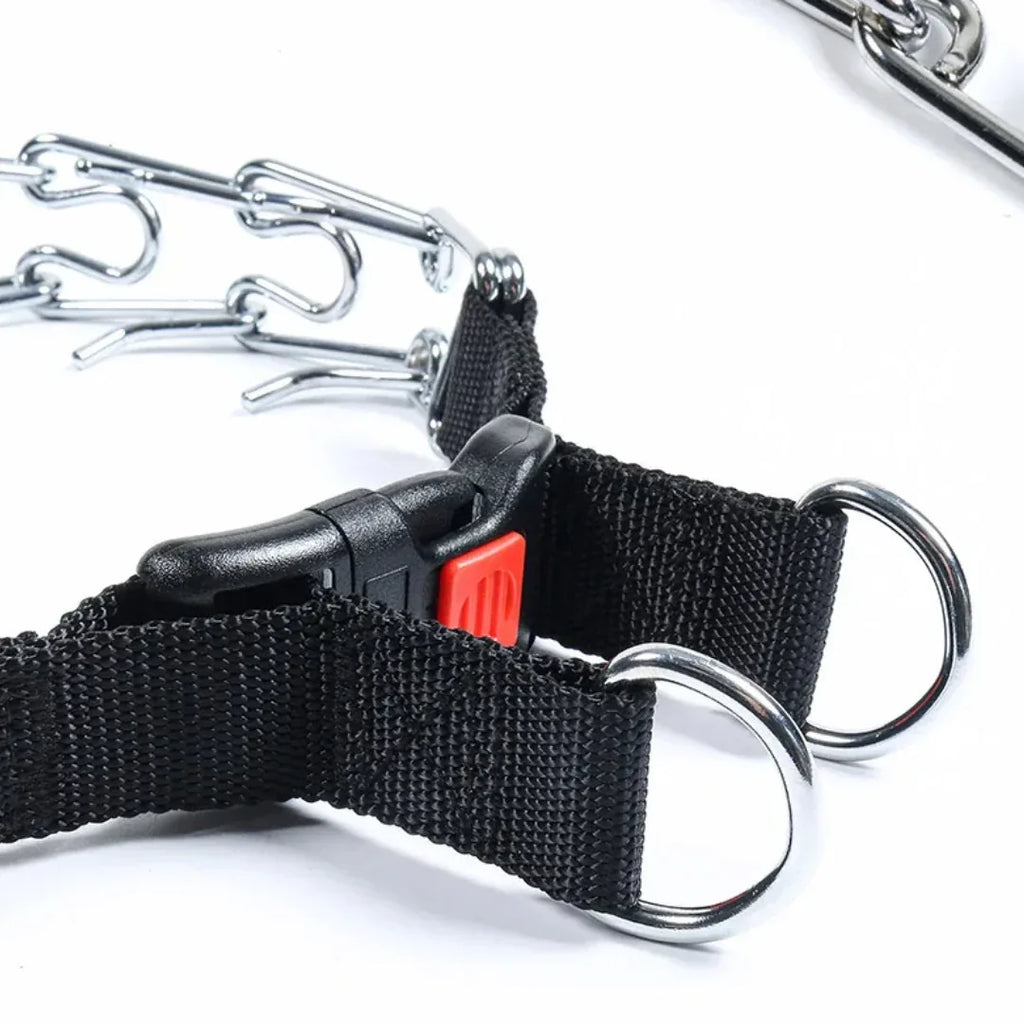 Honden Trainingshalsband | Prong Ontwerp | Snelkoppelingsgesp | Roestvrij Staal - Ruffy