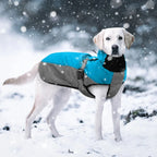 Waterdichte Winterjas Voor Grote Honden Warm Gewatteerd Reflecterend Volledige Dekking Machinewasbaar - Ruffy