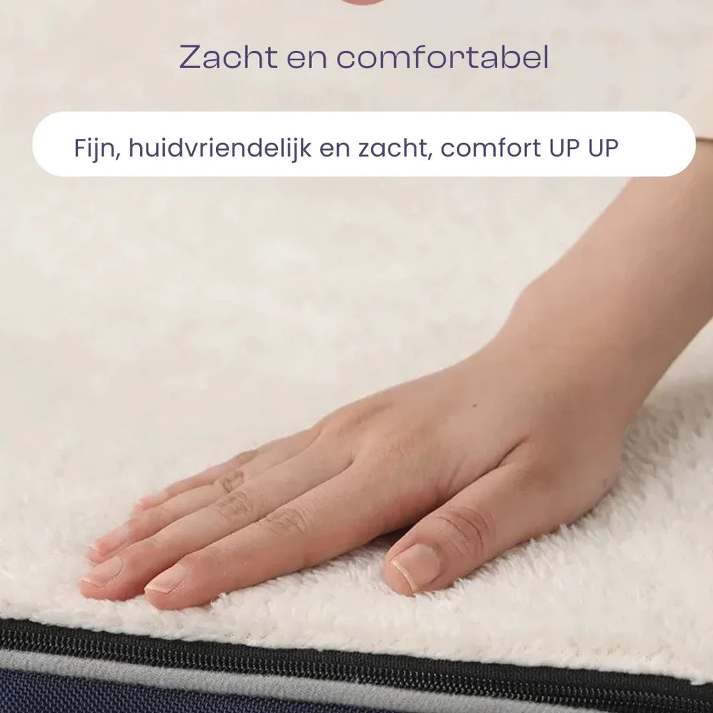 Luxe Traagschuim Hondenbed Pluche Comfort Orthopedisch Afneembare Wasbare Hoes Antislipbasis - Ruffy