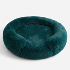 Huisdierenbed | C-vormig Ondersteuningsontwerp | Pluche Comfort Sponsvulling | Antislip Waterdichte Basis