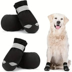 Hondenschoenen 4st Waterdicht Reflecterend Ademend Comfortabele Pasvorm Pootbescherming Polyester - Ruffy
