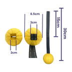 Hondentraining Rubber Bal met Touw - Ruffy