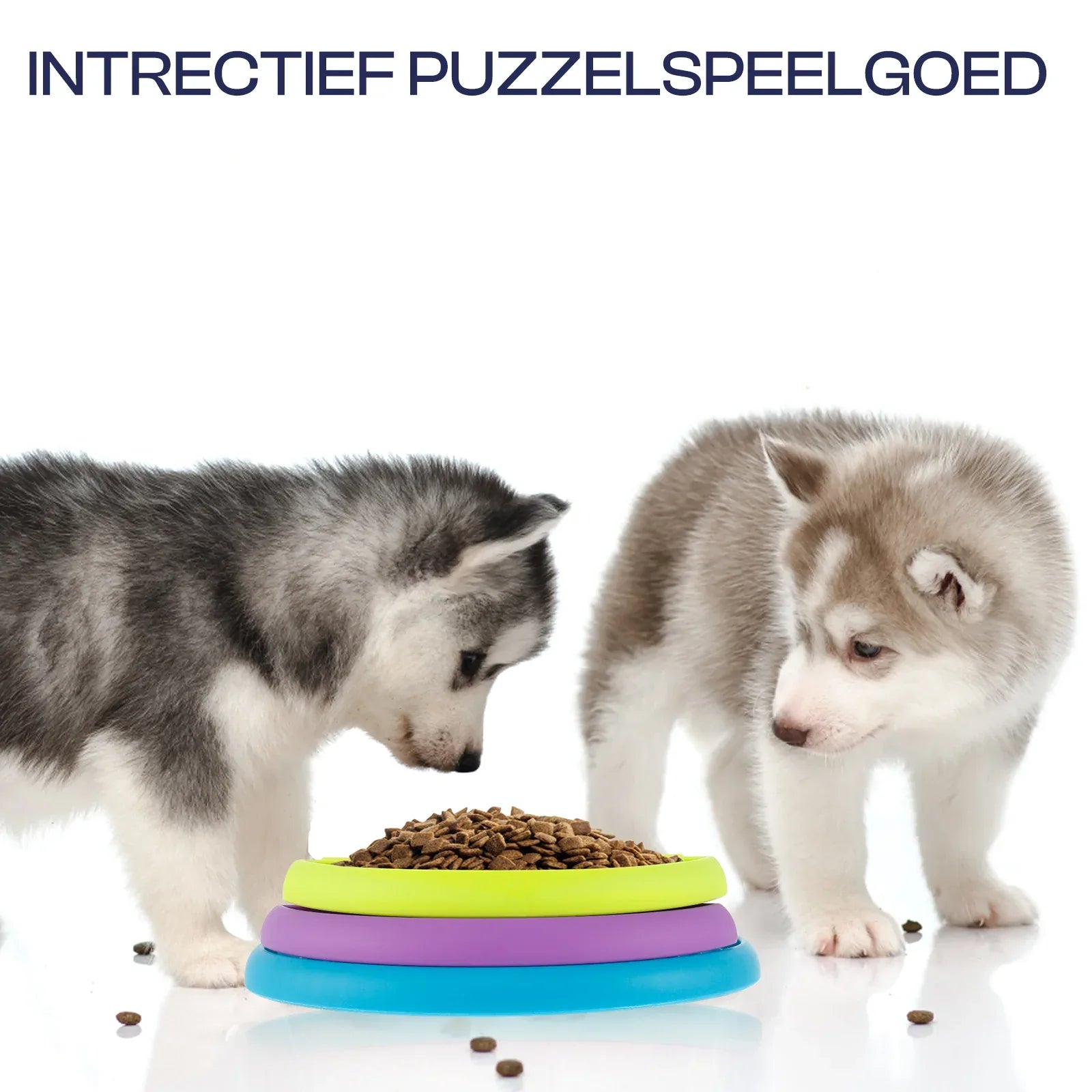 3 Lagen Puzzel Langzame Voerbak voor Honden - Ruffy
