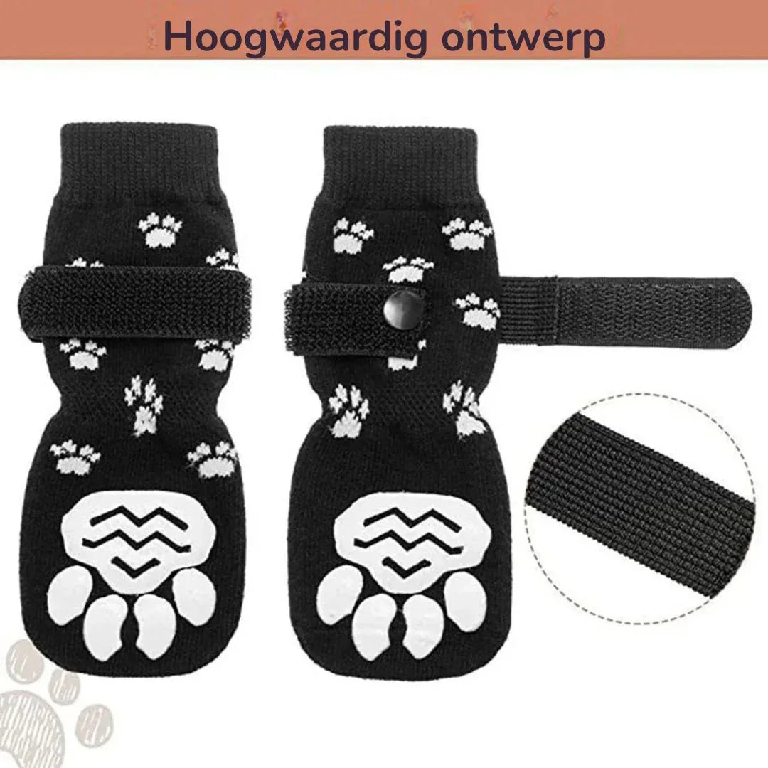 Herbruikbare Anti-slip hondensokken schoeisel Tegen Hitte En Verwondingen Wasbaar - Ruffy