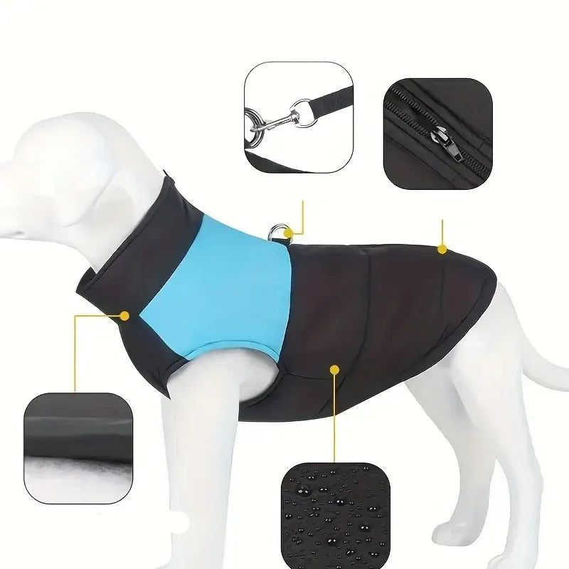 Hondenjas Warm Gewatteerd Waterdicht - Ruffy