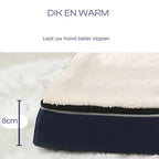 Luxe Traagschuim Hondenbed Pluche Comfort Orthopedisch Afneembare Wasbare Hoes Antislipbasis - Ruffy