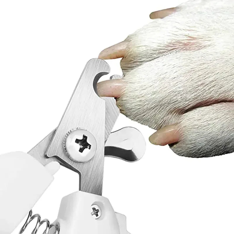 Stressvrije Hondennagelknipper Scherpe Roestvrijstalen Messen en Ergonomisch Ontwerp 4.5x5.5 cm Roze Hemelsblauw - Ruffy