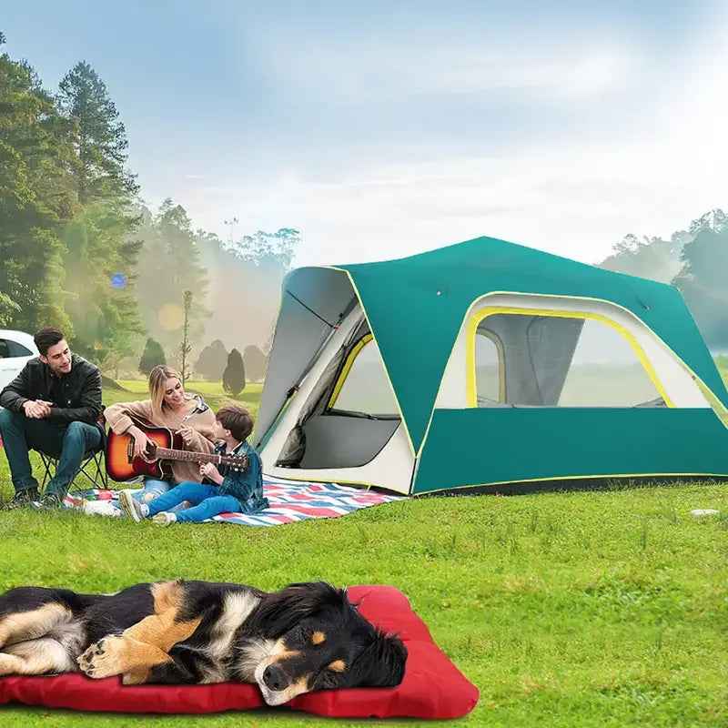 Opvouwbaar Waterdicht Hondenbed Draagbaar en Pluche Comfort voor Reizen en Buitenavonturen - Ruffy