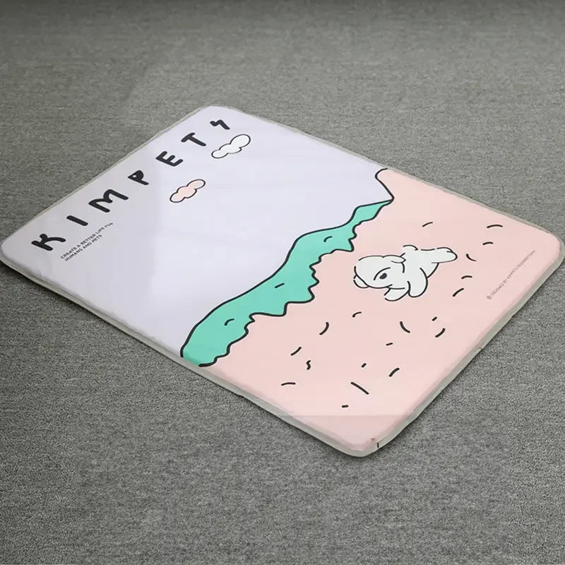 Koelmat Voor Honden Direct Verkoelend Anti-Slip Draagbaar Duurzaam Gemakkelijk Schoon Te Maken Voor Warme Dagen - Ruffy