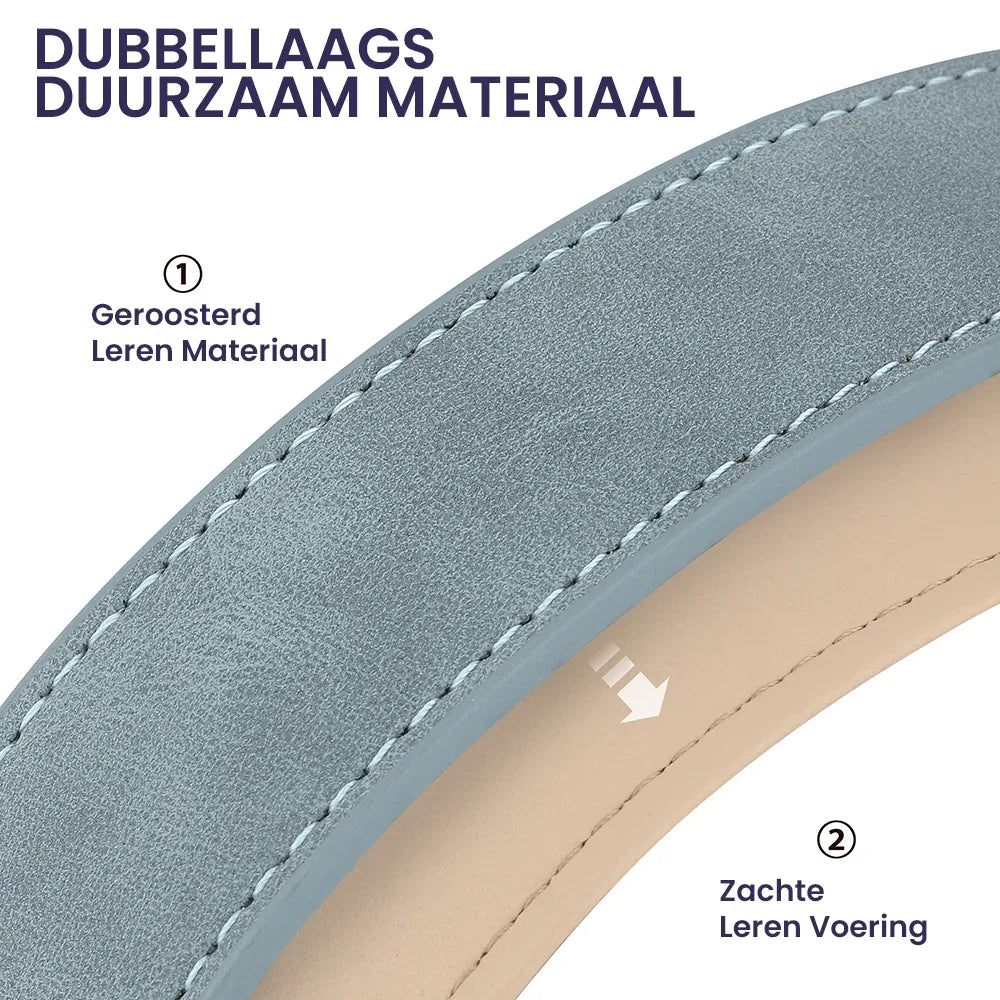 Hondenhalsband Van Duurzaam Zacht Leer - Ruffy