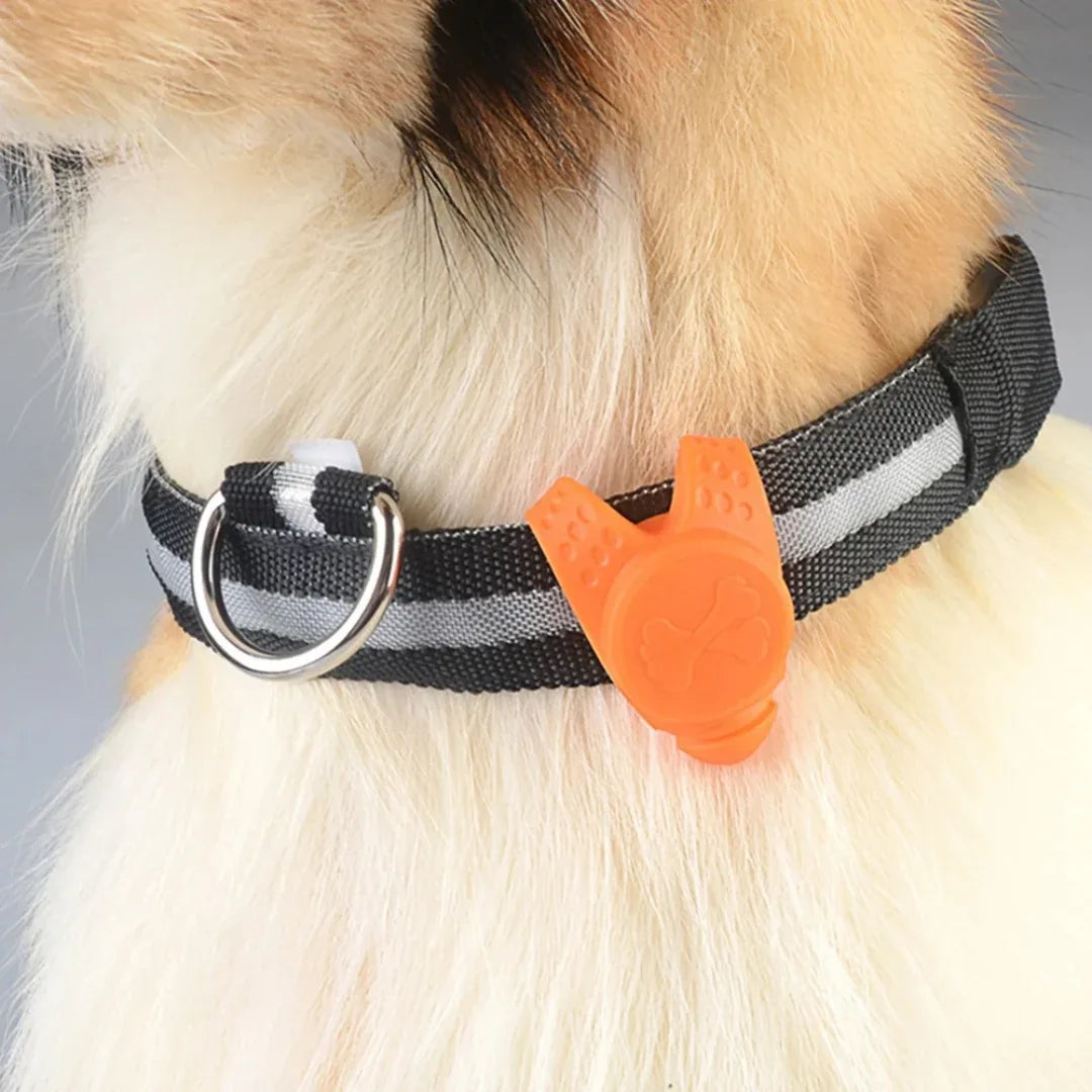 LED Silicone Knipperhanger Voor Huisdieren Verhoogde Zichtbaarheid Waterdicht Duurzaam Meerdere Knippermodi Voor Nachtveiligheid - Ruffy