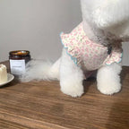Hond Schattig Gebloemd Zomershirt - Ruffy