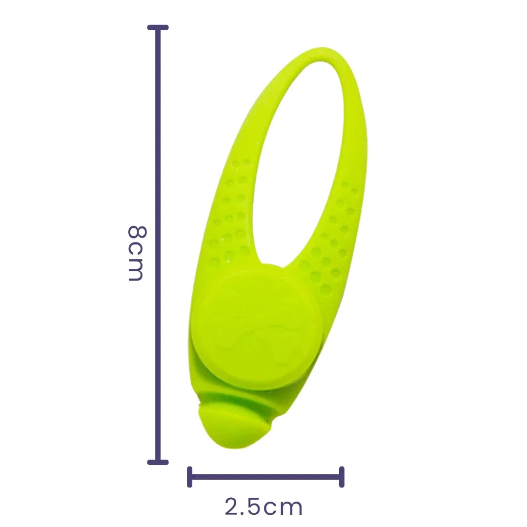LED Silicone Knipperhanger Voor Huisdieren Verhoogde Zichtbaarheid Waterdicht Duurzaam Meerdere Knippermodi Voor Nachtveiligheid - Ruffy