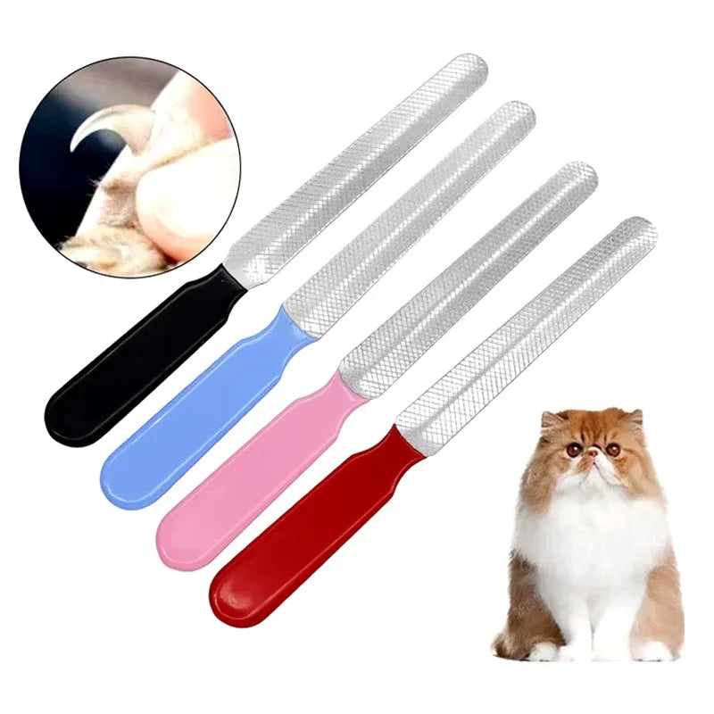 Duurzame nagelvijl voor huisdieren met rubberen handgreep met gemakkelijke grip voor honden, katten en konijnen - Ruffy