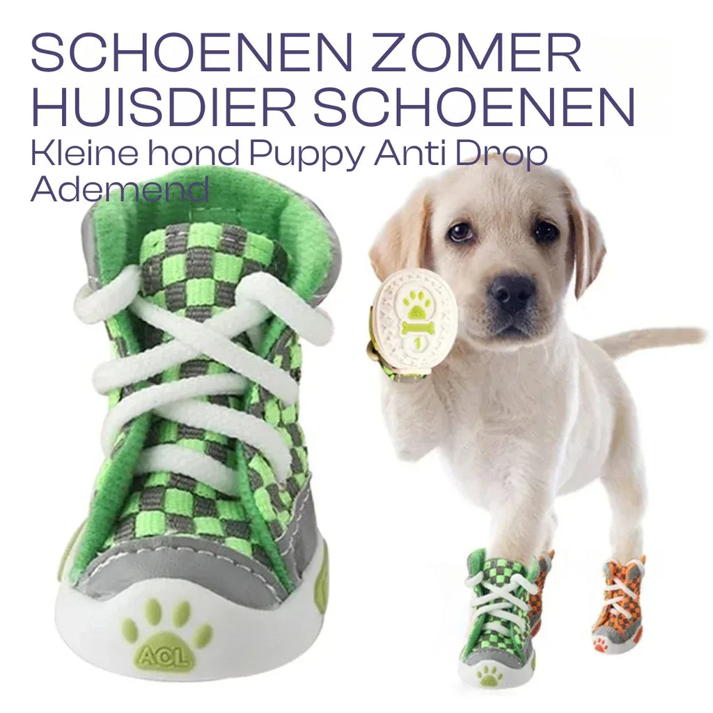 Ademende Anti-Drop Hondenschoenen Zachte Zool Pootbescherming Ademend Materiaal Voor Buitenactiviteiten - Ruffy