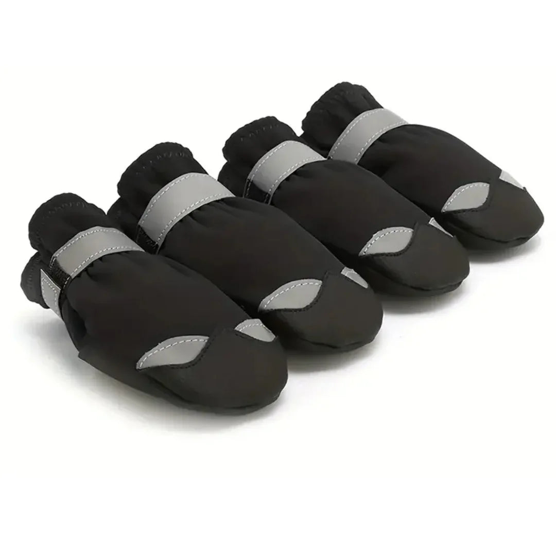 Hondenschoenen 4st Waterdicht Reflecterend Ademend Comfortabele Pasvorm Pootbescherming Polyester - Ruffy