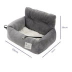 Pluche Honden Autostoelverhoger Comfortabel en Veilig met Machinewasbare Hoes - Ruffy